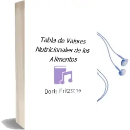 Descargar AudioLibro Tabla de Valores Nutricionales de los Alimentos de Doris Fritzsche año 2014