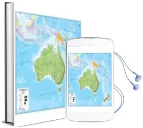 Descargar AudioLibro Oceanía -Australasia Política [Inglés] [120 x 100 cm] 1:7.000.000 de Varios Autores año 2014