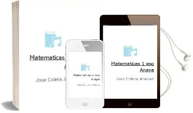 Descargar AudioLibro Matemáticas 1. Eso. Anaya de José Colera Jiménez año 2016