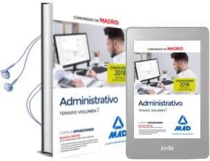 Descargar AudioLibro Administrativo de la Comunidad de Madrid Temario Volumen 1 de Varios Autores año 2018