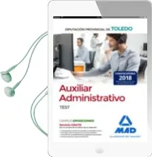 Descargar AudioLibro Auxiliar Administrativo de la Diputación Provincial de Toledo. Test de Varios Autores año 2018