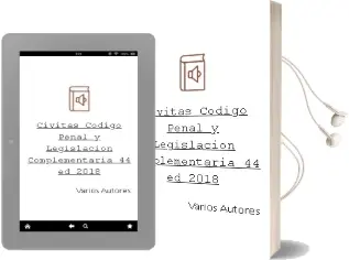 Descargar AudioLibro Civitas: Código Penal y Legislación Complementaria (44ª ed) 2018 de Varios Autores año 2018