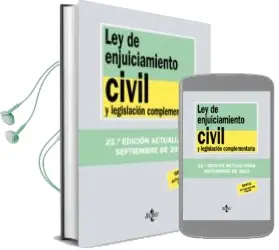 Descargar AudioLibro Ley de Enjuiciamiento Civil y Legislacion Complementaria (22ª ed. ) de Victor Moreno Catena año 2018