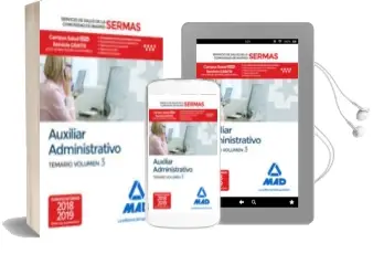 Descargar AudioLibro Auxiliar Administrativo del Servicio de Salud de la Comunidad de Madrid. Temario Volumen 3 (Sermas) de Varios Autores año 2018