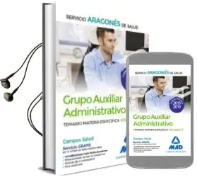 Descargar AudioLibro Grupo Auxiliar Administrativo del Servicio Aragones de Salud (Salud-Aragon): Temario Materia Especifica (Vol. 2) de Varios Autores año 2018