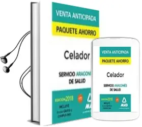 Descargar AudioLibro Paquete Ahorro Celador del Servicio Aragonés de Salud. (Incluye Temario Común y Test; Temario Específico y Test; de Varios Autores año 2018