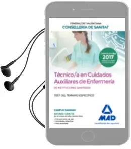 Descargar AudioLibro Técnico en Cuidados Auxiliares de Enfermería de la Conselleria de Sanitat de la Generalitat Valenciana. Test de la Parte Especifica de Varios Autores año 2018