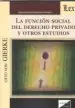 AudioLibro La Funcion Social del Derecho Privado y Otros Estudios de Otto Von Gierke