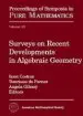 AudioLibro Surveys on Recent Developments in Algebraic Geometry de Angela Gibney