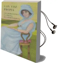 Descargar AudioLibro Con voz Propia de Carmen Baroja Y Nessi año 2018