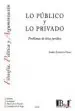 AudioLibro Lo Público y lo Privado de Isabel Lifante Vidal
