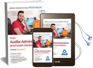 Descargar AudioLibro Grupo Auxiliar Administrativo de la Función Administrativa del Servicio Riojano de Salud. Temario. Volumen 2 de Varios Autores año 2018
