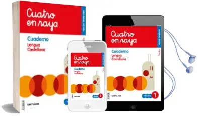 Descargar AudioLibro Lengua 1º Educacion Primaria Cuatro en Raya Cuaderno 3 Pauta cas ed 2018 de Varios Autores año 2018