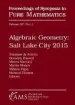 AudioLibro Algebraic Geometry Salt Lake City 2015 (Part 2) de Varios Autores