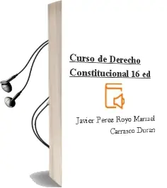 Descargar AudioLibro Curso de Derecho Constitucional (16ª Ed.) de Javier Perez Royo; Manuel Carrasco Duran año 2018