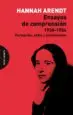 AudioLibro Ensayos de Comprensión, 1930-1954 de Hannah Arendt