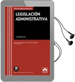 Descargar AudioLibro Legislacion Administrativa (16ª Ed.) de Editorial Colex S.L. año 2018